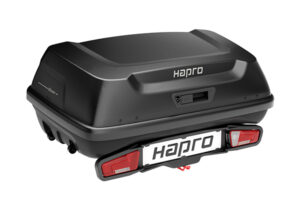 Hapro Trekhaakkoffer | Boxer M + Platform | 340 Liter | Zwart